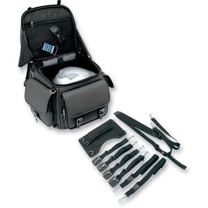  Back Seat / Sissy Bar Bag studded design, Motorcycle Accessories