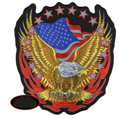 American Eagle & Flag Sew 