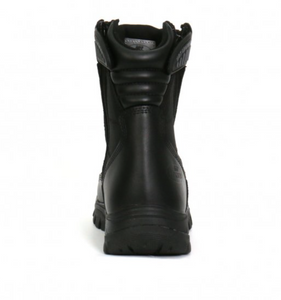 Genuine Leather Swat Style Rider Boots with side zips BTM1012