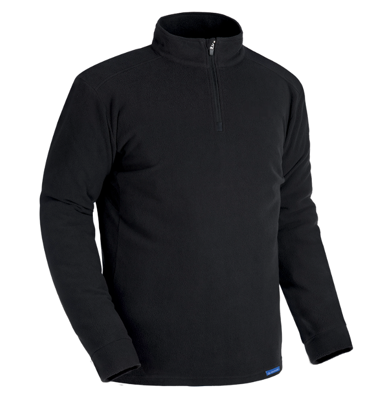 Advanced Micro Fleece 1/2 Neck MS Top Black