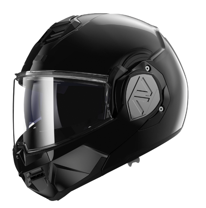 FF906 ADVANT Modular Flip Front Full / Open Face Motorcycle Helmet Gloss Black