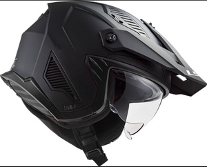 FF606 Drifter Full / Open Face Motorcycle Helmet Matt Black