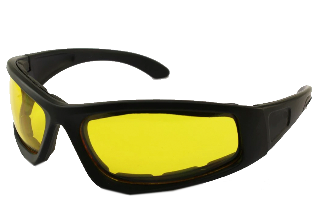 Yellow Lens Wyoming Wide Fit EVA Foam Padded