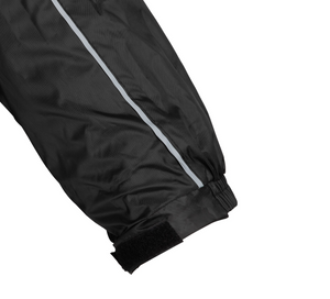 One Piece Waterproof Biker Oversuit Black