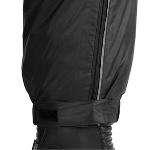 One Piece Waterproof Biker Oversuit Black