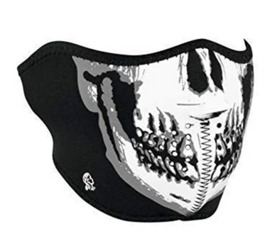 Neoprene Glow in The Dark Half Face Mask