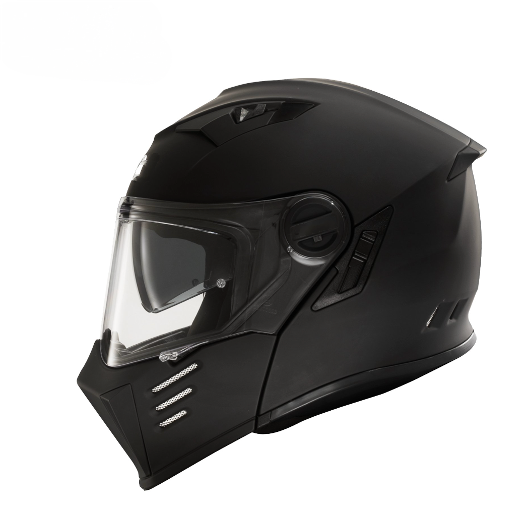 Matt Black Darksome Flip Front Helmet