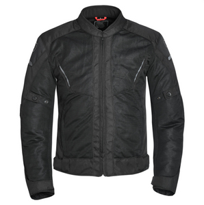 Air Stealth Black Motorcycle Jacket