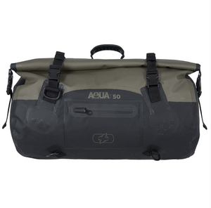 Aqua Waterproof T50 Khaki - Black Roll Bag