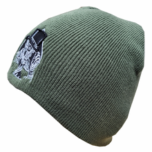 Olive green beanie