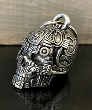 3D Mayan Skull Bell