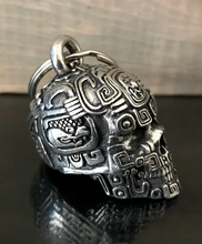 3D Mayan Skull Bell