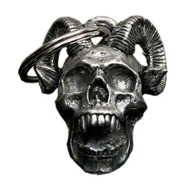 3D Horn Demon Skull  Bell