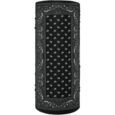 Headwear Black Paisley 