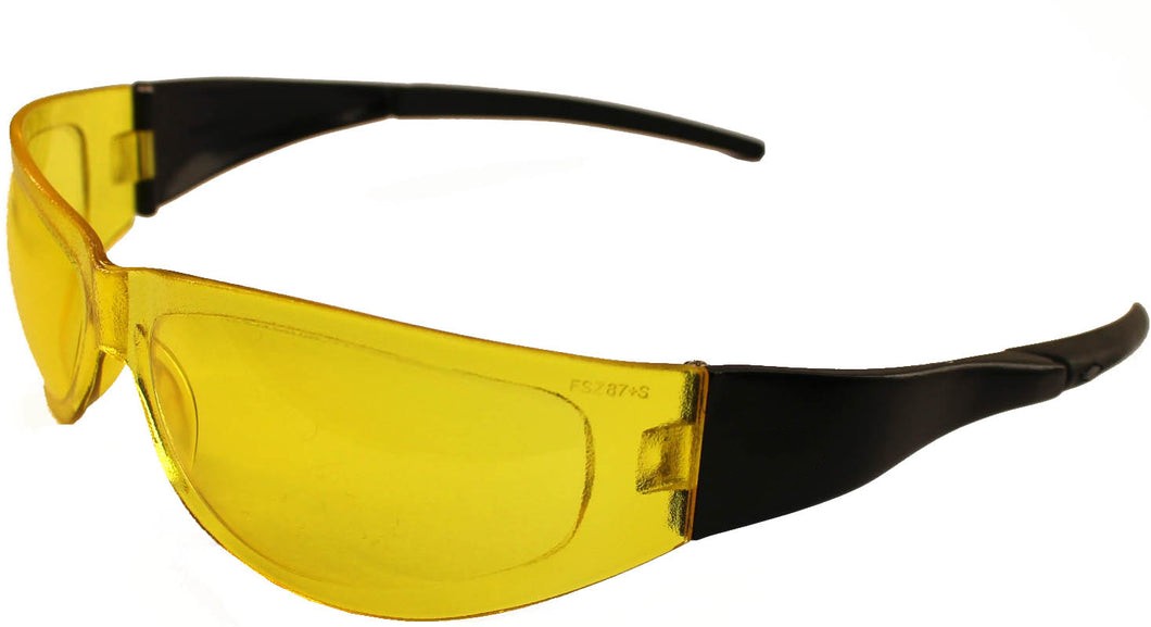 Volusia - Petite Fit Yellow Lens Wraps, Eyewear